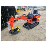 Unused Crawler Excavator | ZJG-08 Red