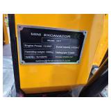 Unused Vicsec VC13-Y Mini Excavator