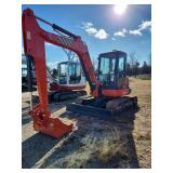 Kubota U55-4 Compact Mini Excavator | 2,700 Hours