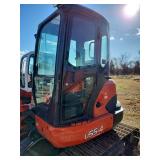 Kubota U55-4 Compact Mini Excavator | 2,700 Hours