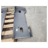 (1) Unused Industrial Skid Steer Equipment Mounting Plate