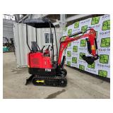 Unused Mini Excavator | Model FT15J | Red