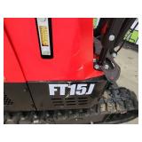 Unused Mini Excavator | Model FT15J | Red