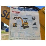 Unused SDLE20 Mini Excavator | Yanmar Diesel Engine