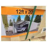 SDLANCH 12x20ft Heavy-Duty Metal Carport