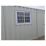 12ft Shipping Container W/ Window and Door
