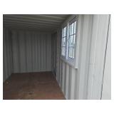 10ft Shipping Container with Window and Door | DFCU 167057D