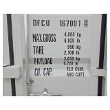 11ft Storage Container | Model DFCU 167001