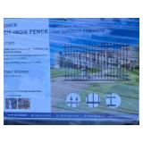 Iron Fence with Decorative Finials