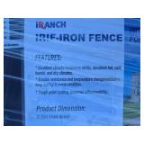 Iron Fence with Decorative Finials