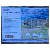 Iron Fence with Decorative Finials