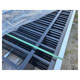 Iron Fence with Decorative Finials