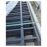 Iron Fence with Decorative Finials