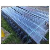 Iron Fence with Decorative Finials