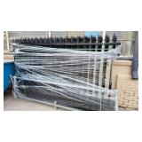 Iron Fence with Decorative Finials