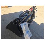Unused SDL 4-in-1 Mini Skid Steer Bucket Attachment