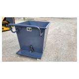Lot of Industrial Steel Storage Tray with Casters | Dump Hopper (1 Per Lot)