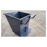 Lot of Industrial Steel Storage Tray with Casters | Dump Hopper (1 Per Lot)