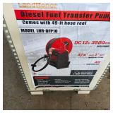 Unused 2025 Diesel Fuel Transfer Pump-Comes with 49-ft hose reel