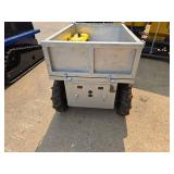 Unused Heavy Duty Motorized Utility Dump Cart | Remote Control