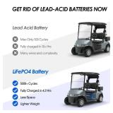 Spiderway 38.4V 105AH Lithium Battery with 36V 25A Charger - 2025 Model