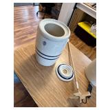 Ohio Stoneware Butter Churn with Dasher