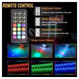 $120 2-Pack 5ft RF Remote RGB LED Whips Light for ATV/UTV Jeep