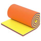 Outdoor Water Mat Lounge Mattress Float for Lake/Boat-Yellow/Blue