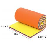 Outdoor Water Mat Lounge Mattress Float for Lake/Boat-Yellow/Blue