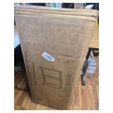 $180 Tilt-Out Trash Cabinet, Fast Install, White, Holds 2x13gal Bins