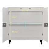 OLD CAPTAIN Floor Storage Cabinet Wooden