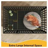 $140 YOKWOK 38in Heavy Duty Dog Crate - Durable Steel Cage, 2-Doors