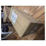 $164 Bathroom Vanity with Ceramic Sink, 24-Inch Milky White Cabinet