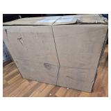 $164 Bathroom Vanity with Ceramic Sink, 24-Inch Milky White Cabinet