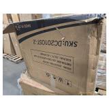 Black Swivel Textilene Metal Patio Outdoor Dining Chair (2-Pack)