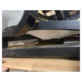 Black Swivel Textilene Metal Patio Outdoor Dining Chair (2-Pack)