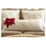 Two Pack Pier 1 Happy Holidays Pillows, 28"
