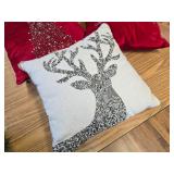 3 Pack Pier 1 Holiday Pillows, 16"