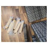 $440 Farini 4-Piece Wicker Sofa Set with Coffee Table, Dark Gray