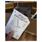 $218 Melino 2PCS Acacia Folding Chair for Outdoor, Walnut - Pair