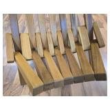 $218 Melino 2PCS Acacia Folding Chair for Outdoor, Walnut - Pair