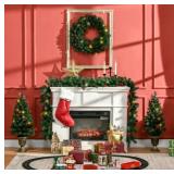 Erivess Prelit 4-Piece Holiday Set with 200 LED Lights