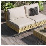 $140 Grand Patio 2 Piece Wicker Patio Furniture Set