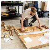 $174 Olympia Tools 48-inch Wood Workbench, 330 lb Capacity, Acacia