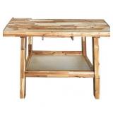 $174 Olympia Tools 48-inch Wood Workbench, 330 lb Capacity, Acacia