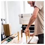 $174 Olympia Tools 48-inch Wood Workbench, 330 lb Capacity, Acacia