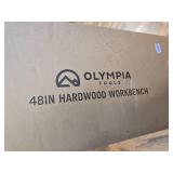 $174 Olympia Tools 48-inch Wood Workbench, 330 lb Capacity, Acacia