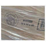 $67 BOX USA 15x15x30 Corrugated Boxes, Tall, Pack of 15