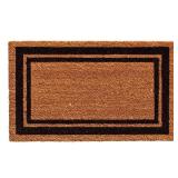 Callowaymills 2 ft x 3 ft Coir/Vinyl Indoor/Outdoor Door Mat