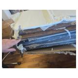 $390 Euroco Twin Metal+Wood Loft Bed with Built-in Desk, Storage